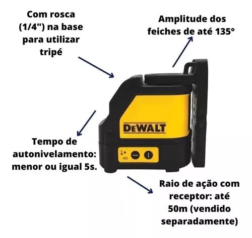 NIVEAU LASER 2 LIGNES DW088CG-LA LIGNE VERTE