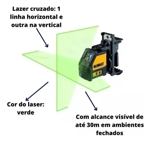 NIVEAU LASER 2 LIGNES DW088CG-LA LIGNE VERTE